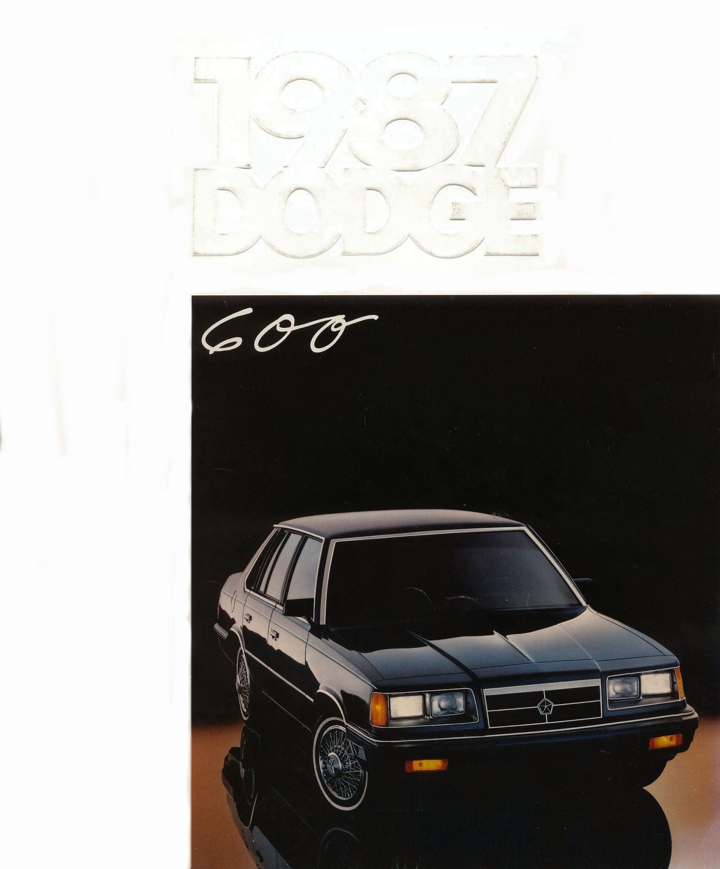 1987 Dodge 600 Brochure